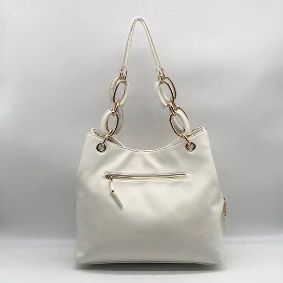 I.N.C. International Concepts Vanilla Trippii Chain Tote Bag - Picture 2 of 11